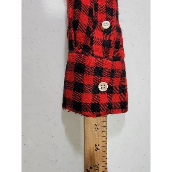 Ralph Lauren Men's Red Flannel Shirt - Small - Picture 4 of 9